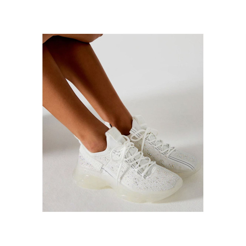 MAXIMA Blanc, Baskets running Steve Madden