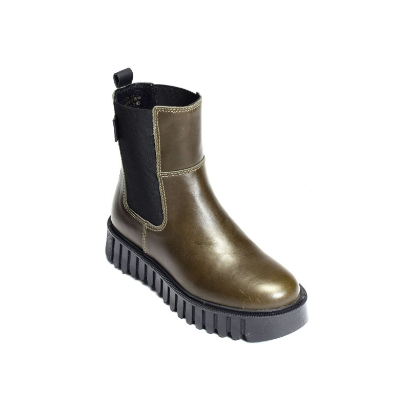 KICK FAVORITE Kaki, Chelsea boots Kickers