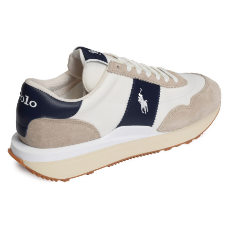 TRAIN 89 Beige Marine, Baskets running Polo Ralph Lauren