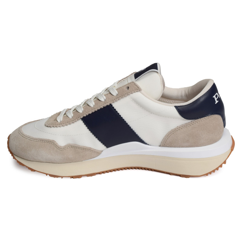 TRAIN 89 Beige Marine, Baskets running Polo Ralph Lauren