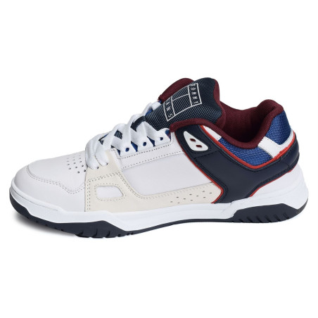 TOMMY JEANS SKATE SNEAKER 1042 Blanc Marine, Sneakers basses Tommy Hilfiger