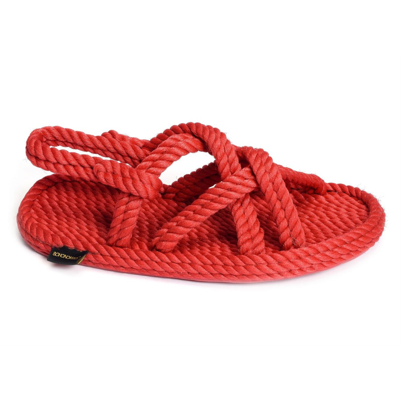 BODRUM SANDALS Rouge, Sandales plates Bohonomad