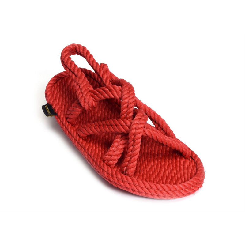 BODRUM SANDALS Rouge, Sandales plates Bohonomad