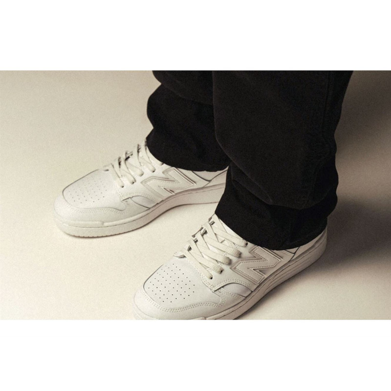 BB480 Blanc Blanc, Sneakers basses New Balance