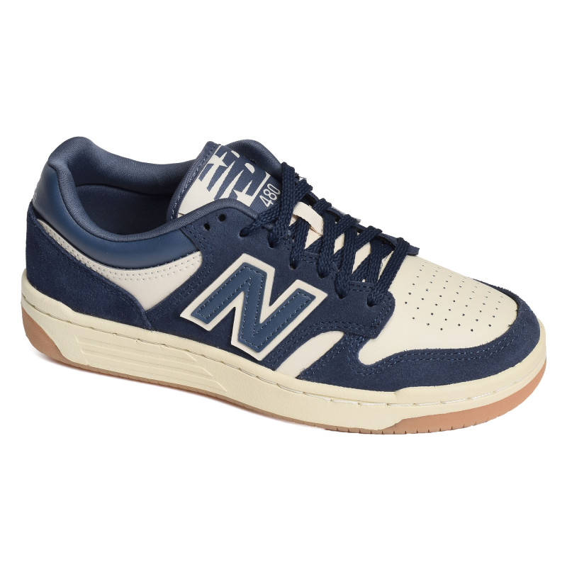 BB480 Marine Blanc, Sneakers basses New Balance