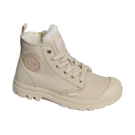 PAMPA HI ZIP Beige, Boots Palladium