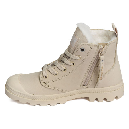 PAMPA HI ZIP Beige, Boots Palladium