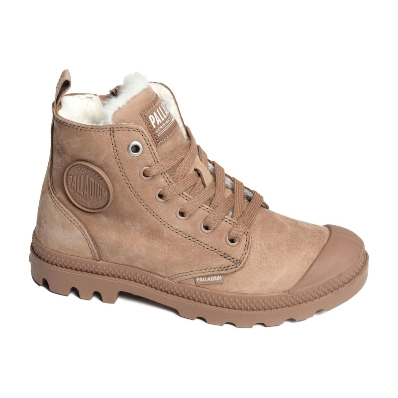 PAMPA HI ZIP Marron, Boots Palladium