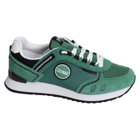 TRAVIS SPORT BOLD Vert Blanc, Baskets running Colmar