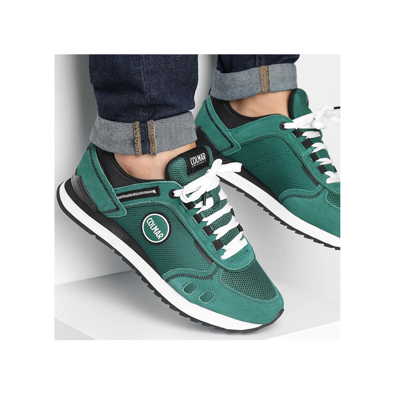 TRAVIS SPORT BOLD Vert, Baskets running Colmar