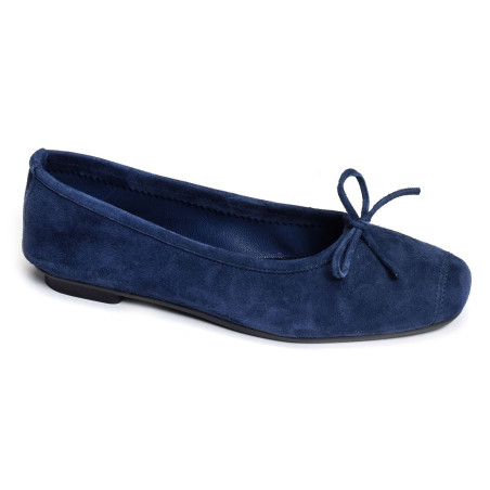 HARMONY Bleu, Ballerines Reqins