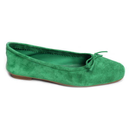 HARMONY Vert, Ballerines Reqins