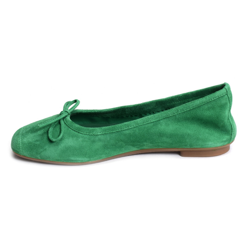 HARMONY Vert, Ballerines Reqins