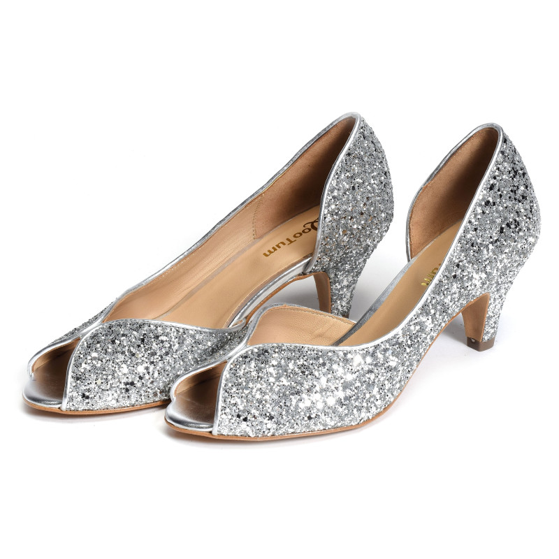 13890 Argent, Peep toes Qootum