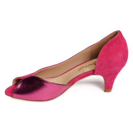 13470 Fuchsia, Peep toes Qootum