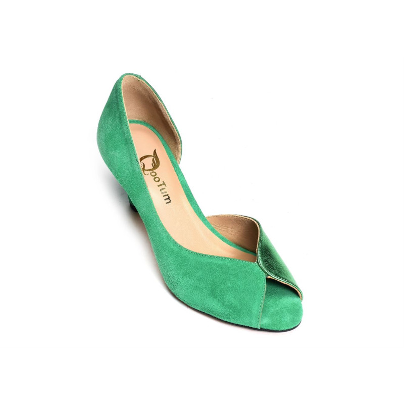 13470 Vert, Peep toes Qootum