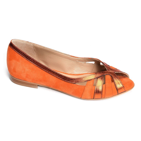 13490 Orange, Peep toes Qootum