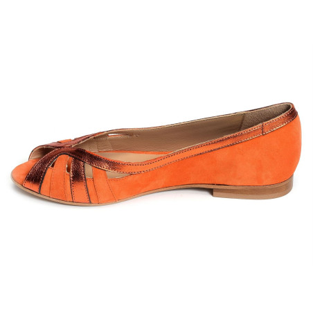 13490 Orange, Peep toes Qootum