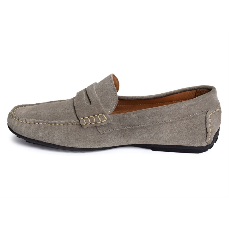 M09 Gris, Mocassins Pierre Cardin