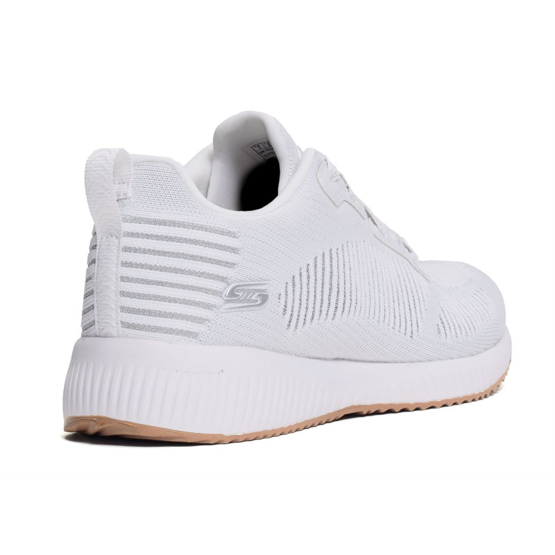 BOBS SQUAD Blanc, Baskets running Skechers