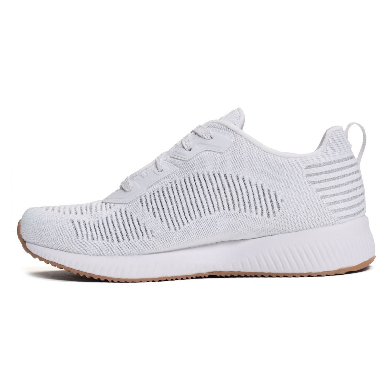 BOBS SQUAD Blanc, Baskets running Skechers