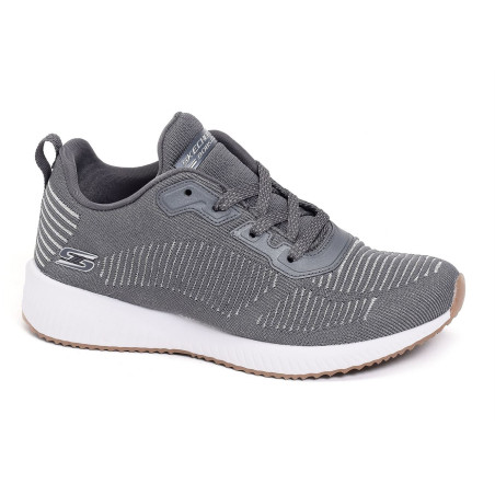 BOBS SQUAD Gris, Baskets running Skechers