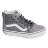  UY SK8 HI ZIP GLITTER Argent