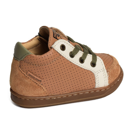 BOUBA ZIP BOX BOY Camel, Chaussures à Lacets Shoopom