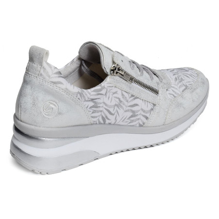 D2401 Blanc Argent, Baskets running Remonte