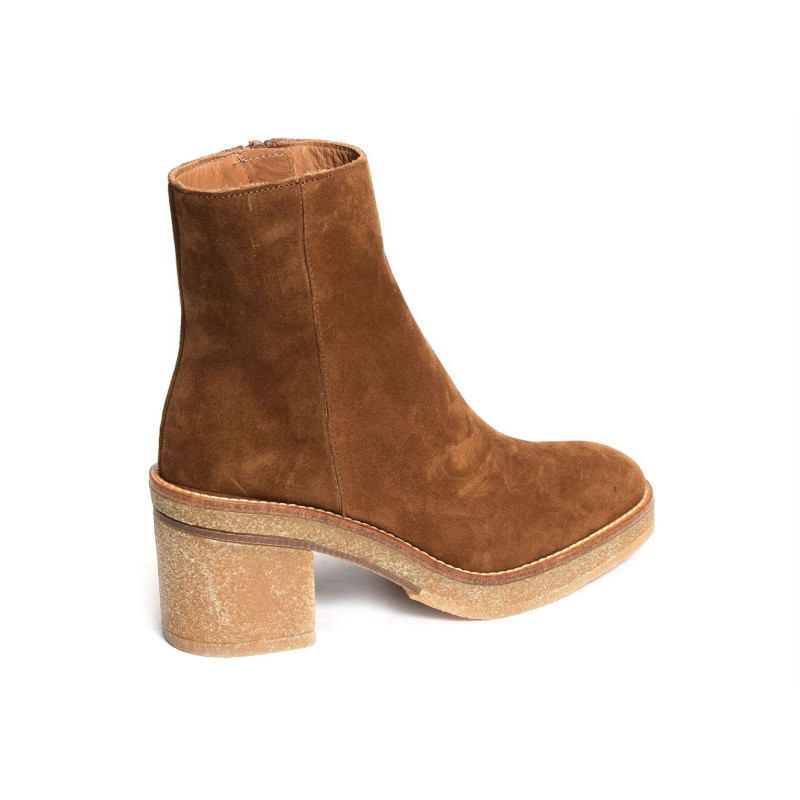 JANIS 2626 Camel, Bottines Alpe