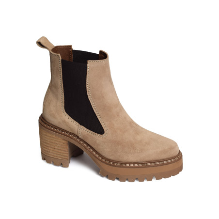 NEW AMELIE 2436 Beige, Chelsea boots Alpe