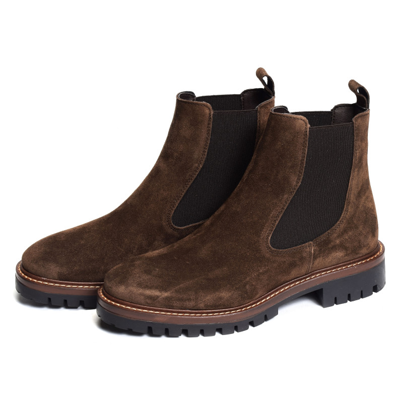 MILITARE 2609 Marron Foncé, Chelsea boots Alpe