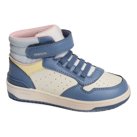 J WASHIBA A Blanc Bleu, Baskets montantes Geox