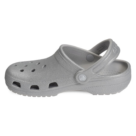 CLASSIC GLITTER CLOG Argent, Sabots Crocs