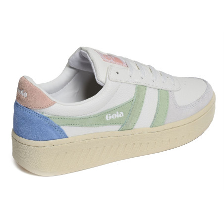 GRANDSLAM TRIDENT Blanc Vert, Sneakers basses Gola