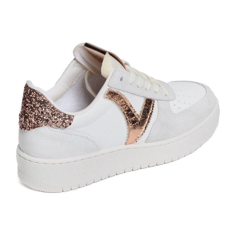 1258233 Blanc Bronze, Sneakers basses Victoria