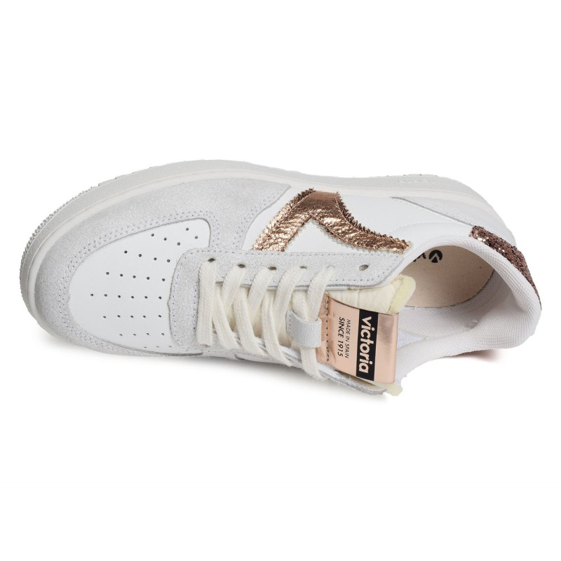 1258233 Blanc Bronze, Sneakers basses Victoria