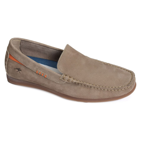 TROY F1729 Taupe, Mocassins Fluchos