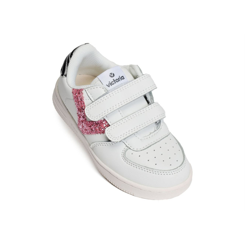 1124106 Blanc Rose, Sneakers basses Victoria