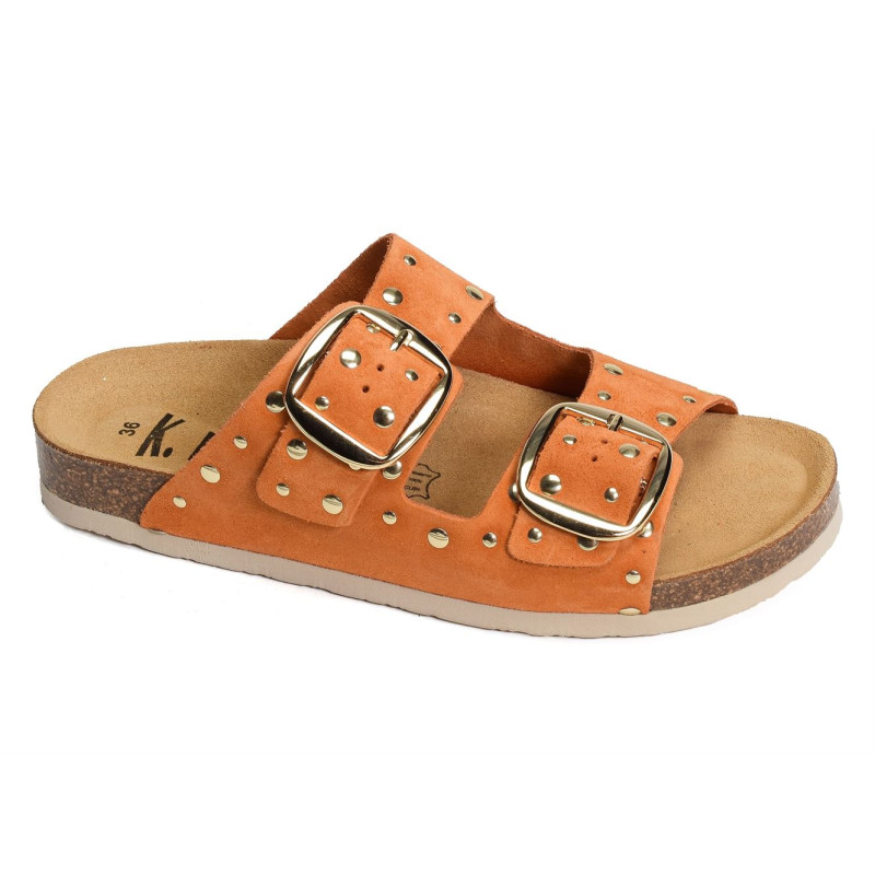 RIANT Orange, Mules K.Daques