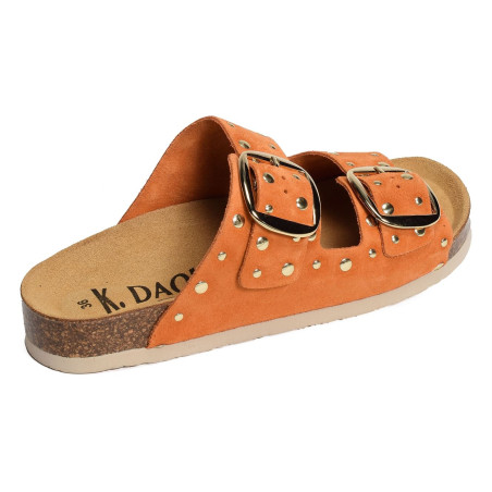 RIANT Orange, Mules K.Daques