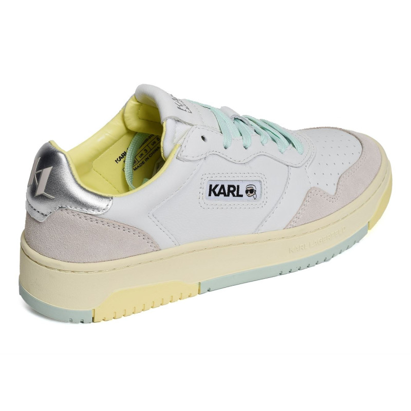 KREW Blanc Multicolore, Sneakers basses Karl Lagerfeld