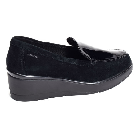 D ILDE B Noir, Mocassins Geox