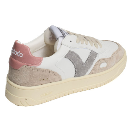 1257101 Blanc Rose, Sneakers basses Victoria