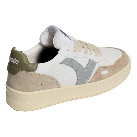 1257101 Blanc Kaki, Sneakers basses Victoria