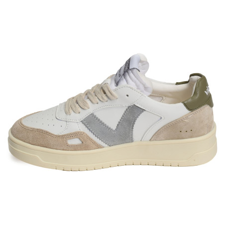 1257101 Blanc Kaki, Sneakers basses Victoria