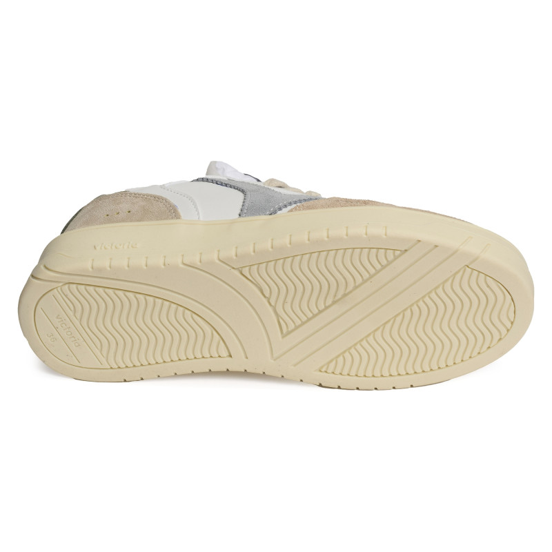 1257101 Blanc Kaki, Sneakers basses Victoria