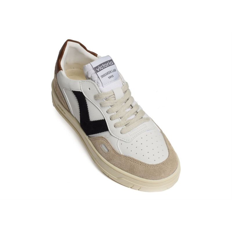 1257101 Blanc Camel, Sneakers basses Victoria