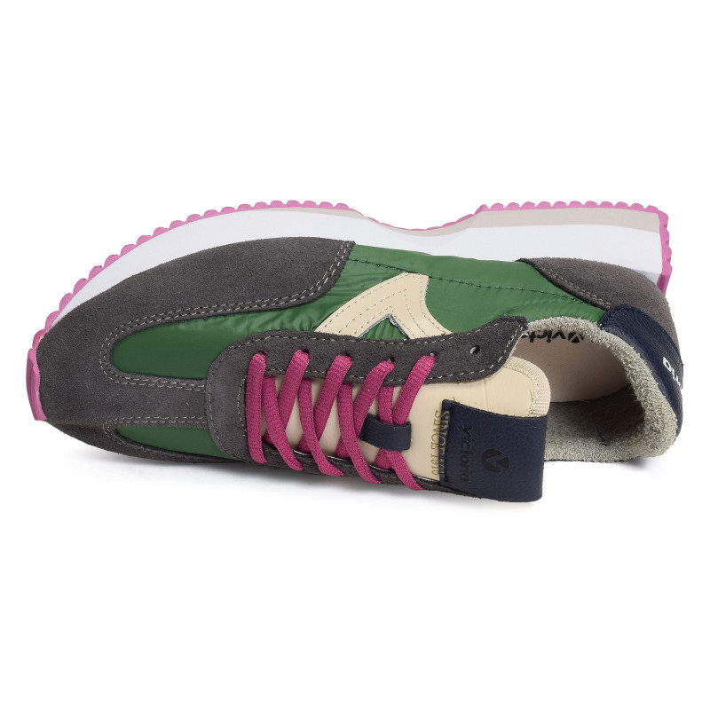 1134104 Gris Vert, Baskets running Victoria