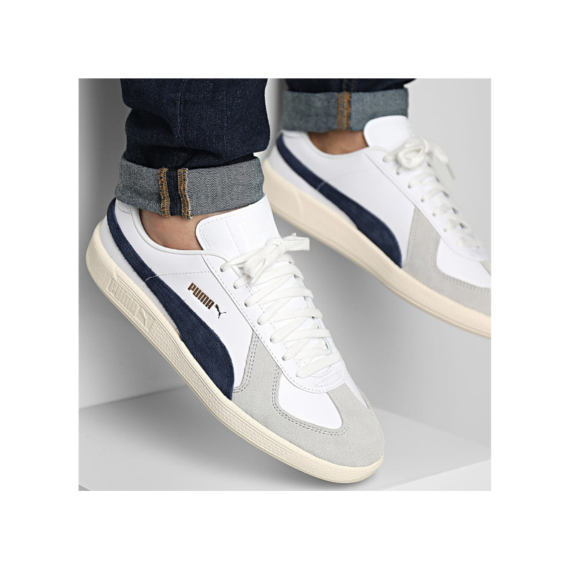 ARMY TRAINER Blanc Marine, Sneakers basses Puma